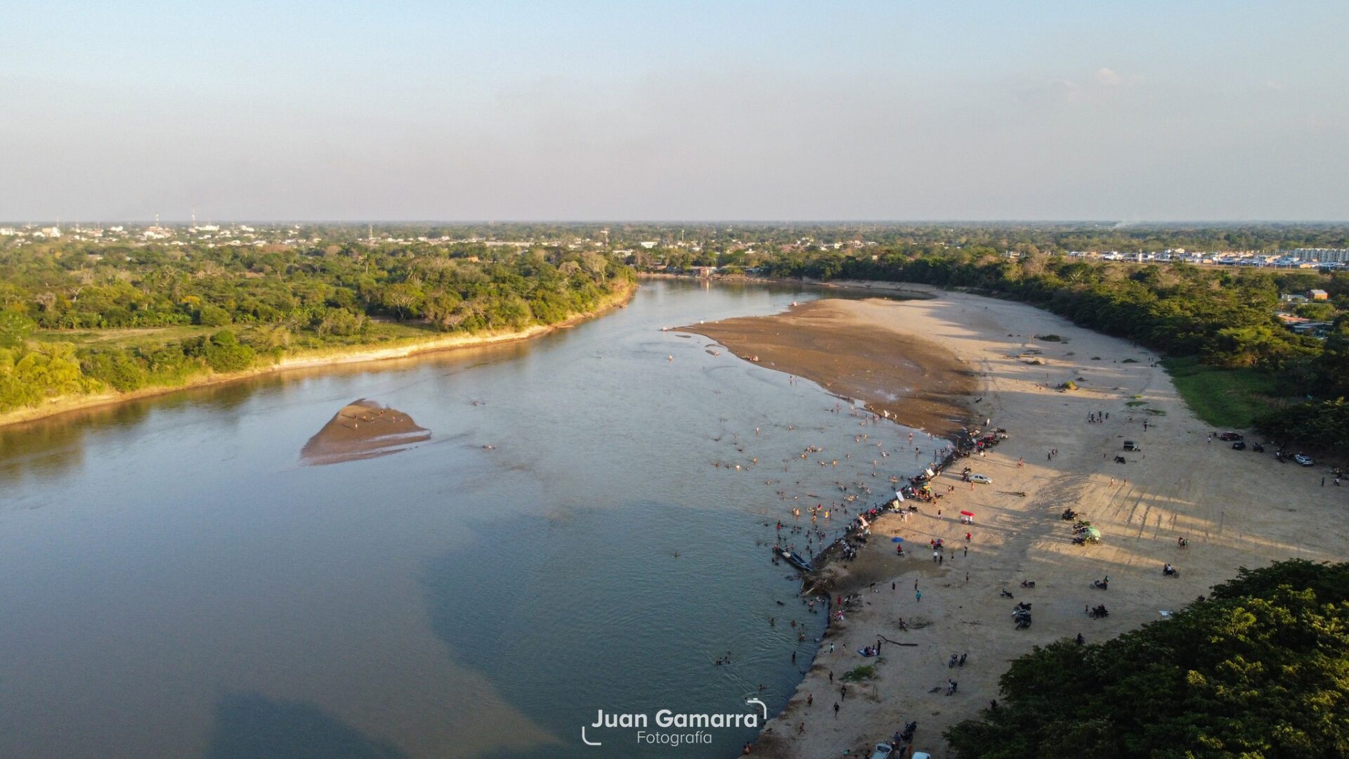Río Arauca empieza a secarse | Foto Juancho Gamarra