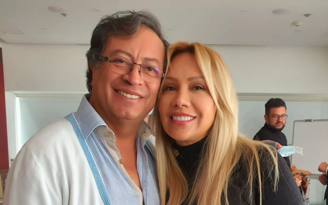 Sandra Ortiz y Gustavo Petro