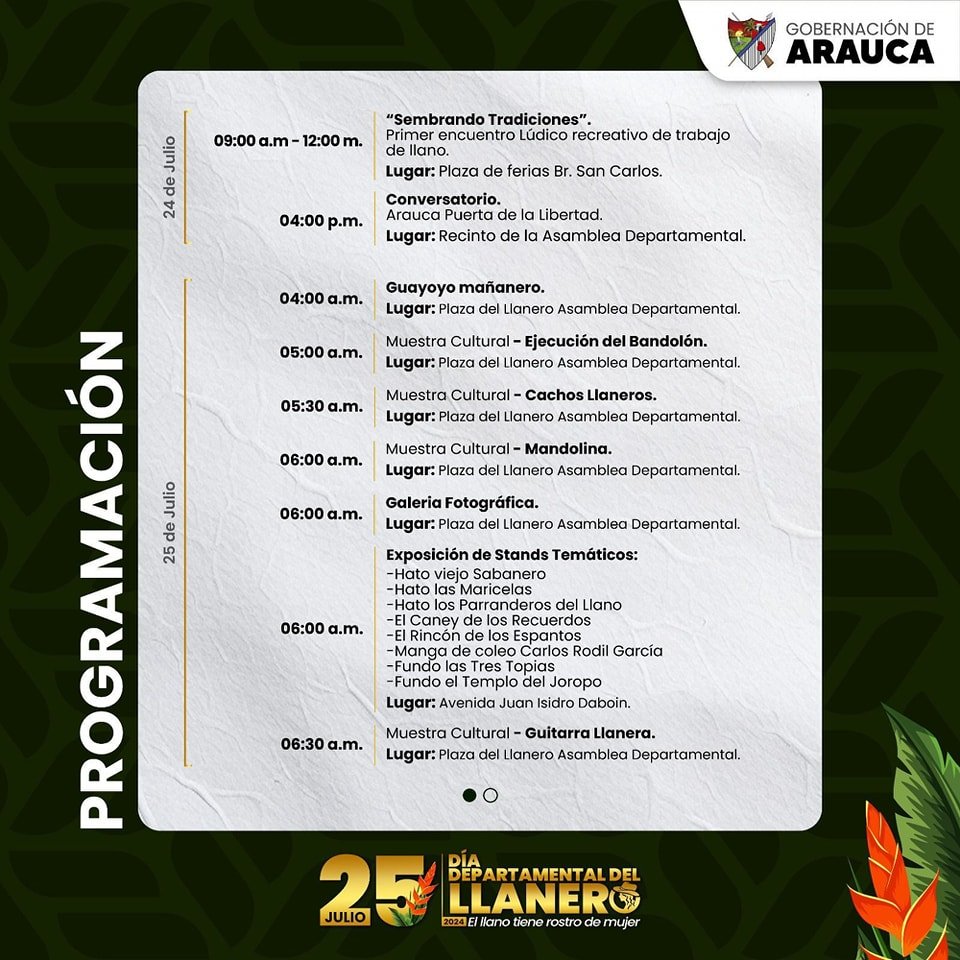 PROGRAMA 2 al aire noticias de arauca