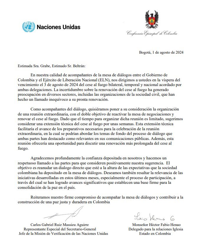 comunidado onu conferencia episcopal al aire noticias al aire noticias de arauca