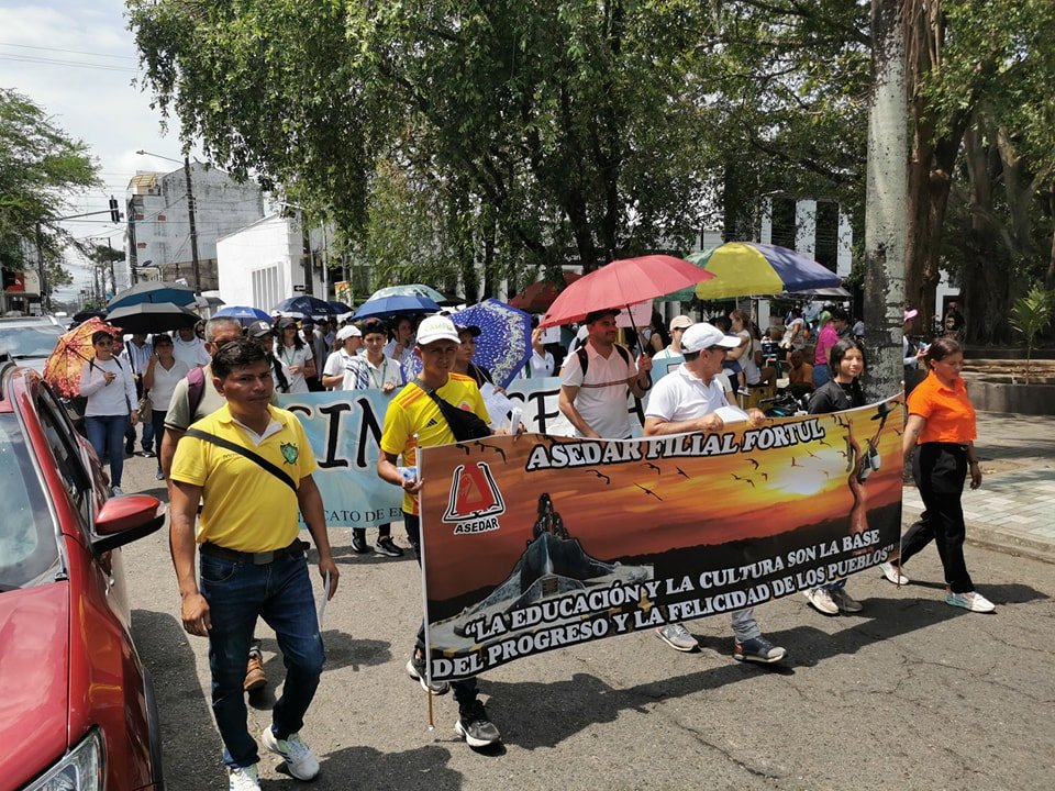 Marcha en apoyo a las reformas de Petro transcurrió con calma en Arauca
