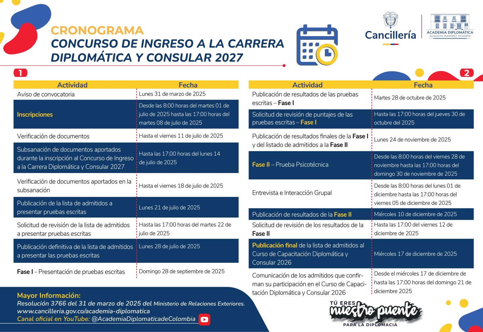 La Cancillería de Colombia estará en Arauca durante la primera semana de junio como parte de una estrategia nacional para fortalecer el acceso a la carrera diplomática y consular en regiones fronterizas.