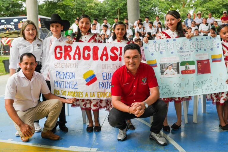 Gobernación de Arauca oficializa inversión de $3.800 millones para colegio de Tame