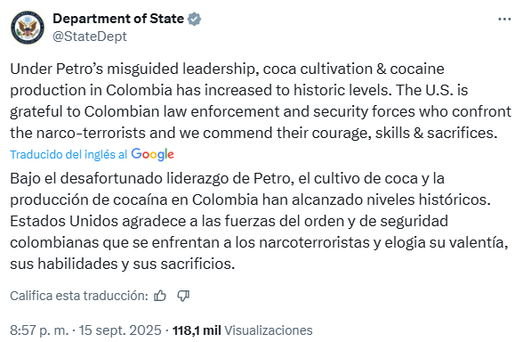 EE.UU. descertifica a Colombia por incumplir lucha antidrogas 1 noticias de arauca departamento de Estado colombia Drogas 002 al aire noticias de arauca