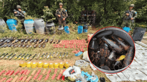 Ejército Nacional incautó más 500 kilos de explosivos en zona rural de Arauca