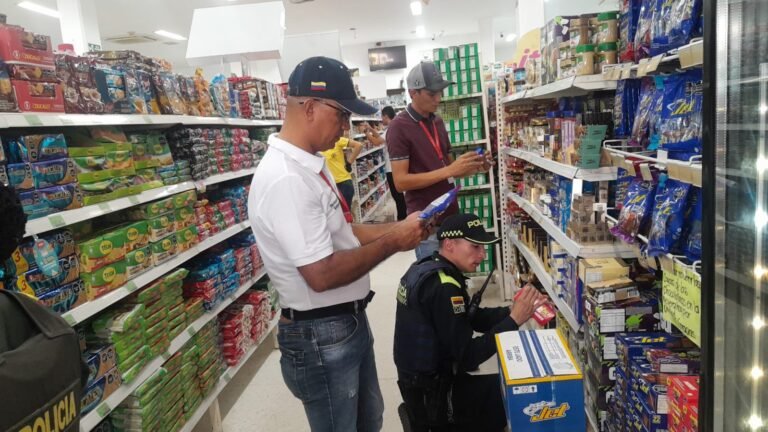 Retiran productos que incumplían normas sanitarias en tiendas de Arauca