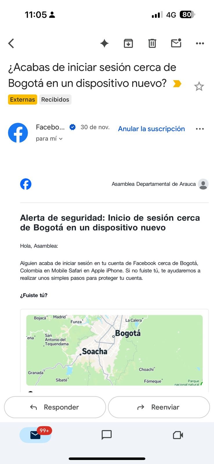 Hackean cuenta de Facebook de la Asamblea de Arauca 2 noticias de arauca WhatsApp Image 2025 12 01 at 11.05.47 AM 1 al aire noticias de arauca