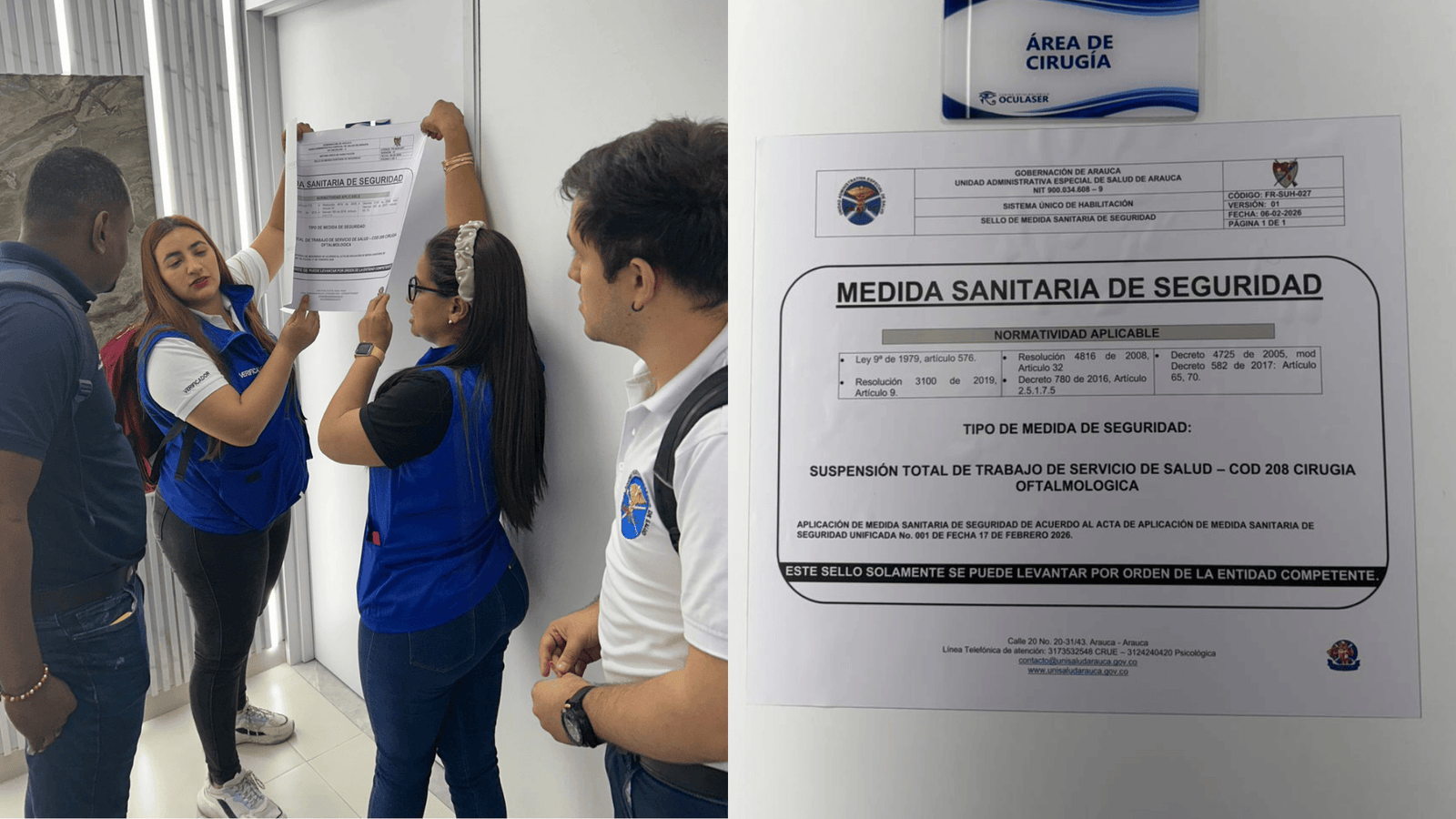 cierre oculaser arauca - al aire noticias
