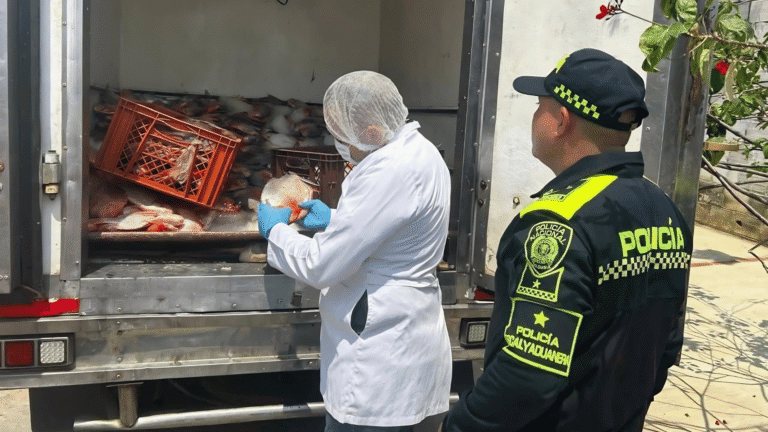 AUNAP confirmó decomiso de 557 kilos de pescado transportados sin documentación en Arauca